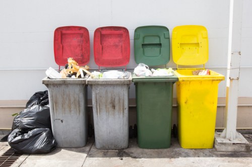 Eco-friendly office clearance process with recycling and donation